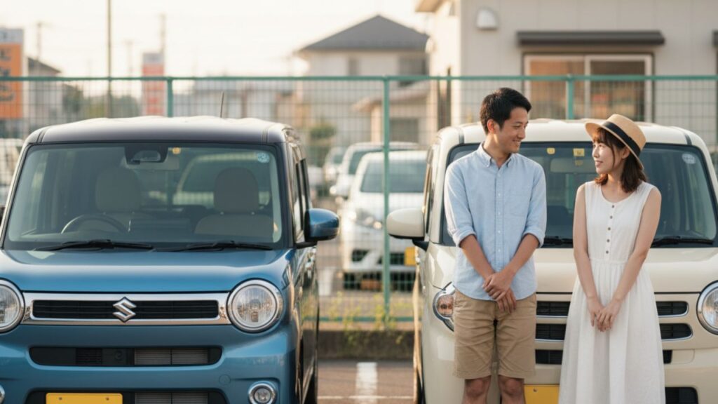 レンタカーの軽自動車を賢く選ぶイメージ