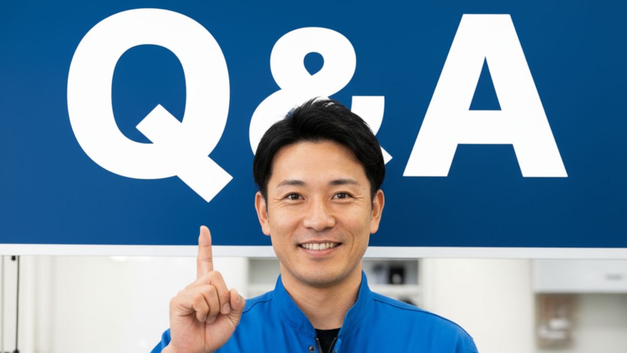 ワゴンRの「やばい」に関するよくある質問（Q&A）。寿命や弱点について専門家が回答する様子