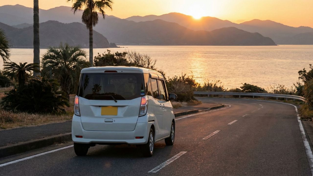 ルークスとともに送る、快適で充実したカーライフを象徴する美しい走行シーンのまとめ画像。