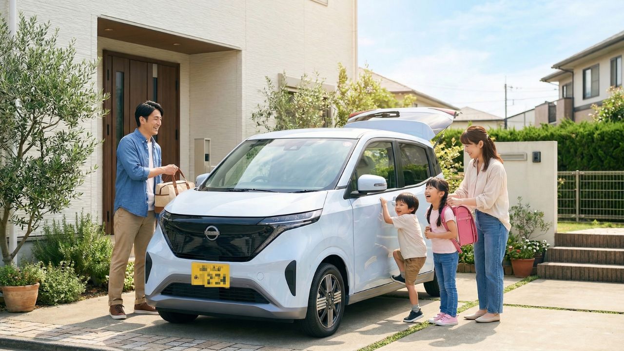 デメリットを理解して買えば、日産サクラの中古車は最高のコスパ車になるという結論を表すイメージ画像です。