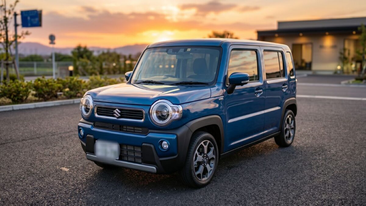 専用シャンプーで優しく磨き上げられ、美しい夕日を浴びて新車のようにピカピカに輝く愛車のボディ。